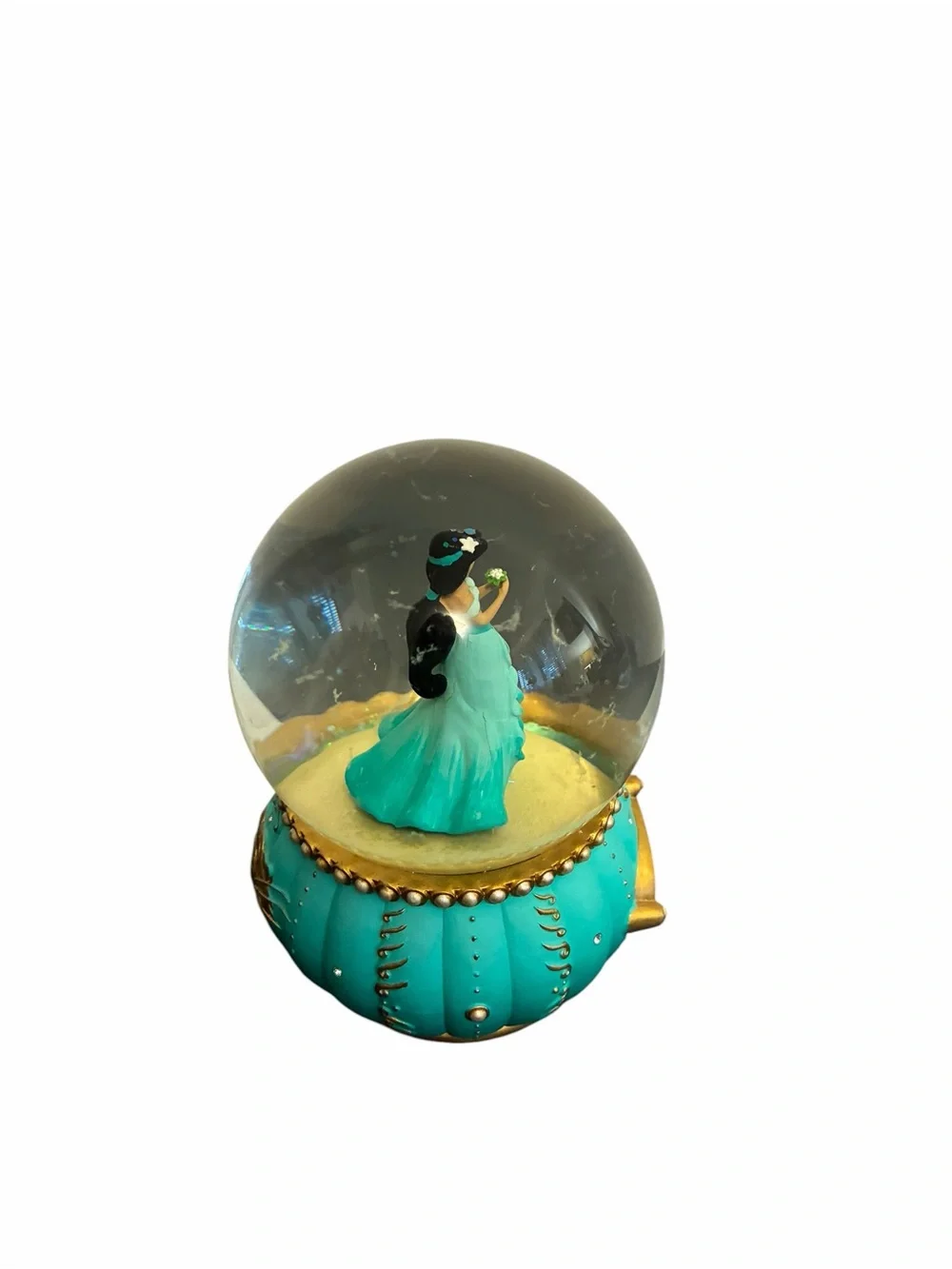 Disney Showcase Collection Things Remembered Unengraved Jasmine Snow Globe